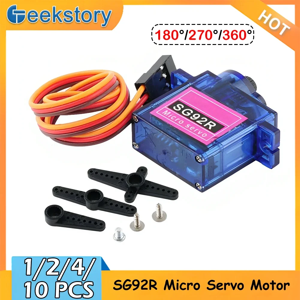 Rc Helicopter Servo - 1/2/4/10 PCS SG92R Motor Servo Analog