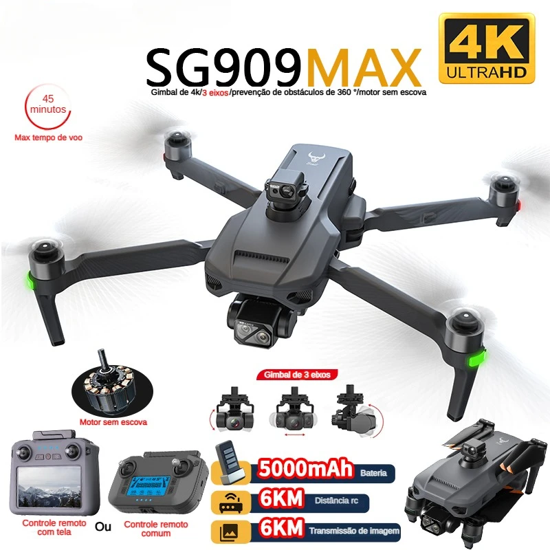 Rc Helicopter Case - ZLL SG909 SG909MAX Drone profesional, Drone