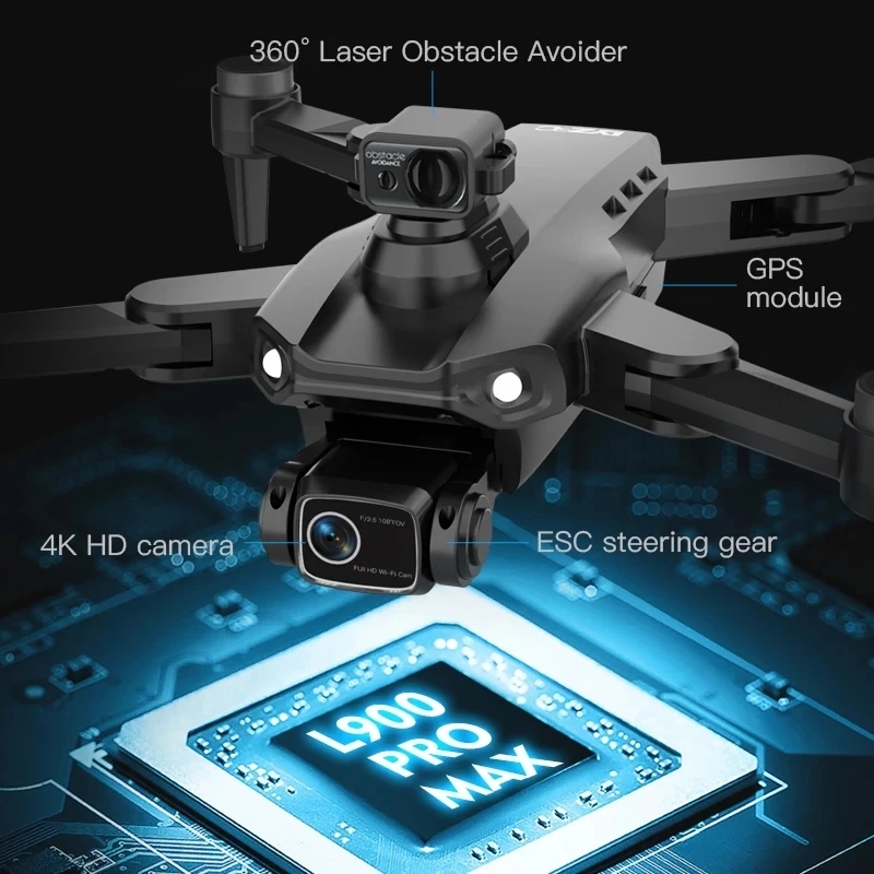 L900 Pro MAX Drone GPS, mainan - Rc Helicopter Case ulasan dan harga