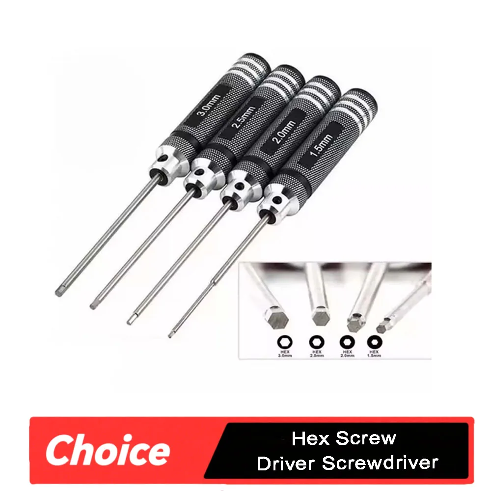 Set Obeng Hex 1,5/2,0/2,5/3,0  - Rc Helicopter Tool Kit ulasan dan harga
