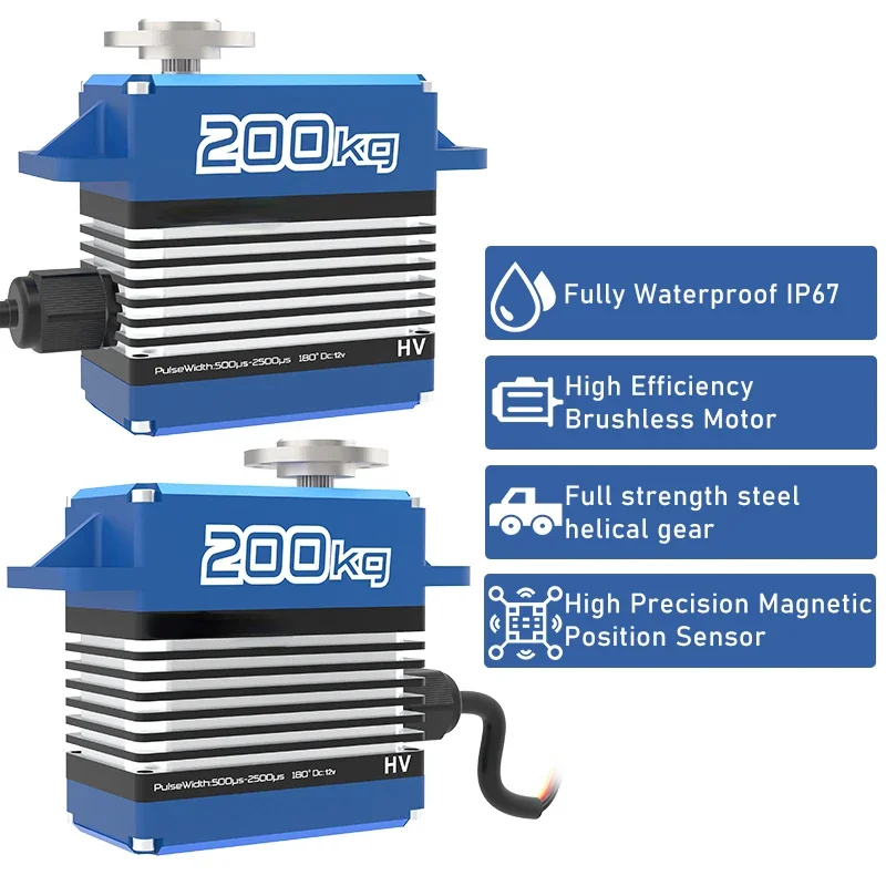Servo Brushless 200KG 12V-16.8 - Rc Helicopter Parts ulasan dan harga
